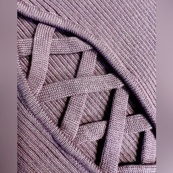 Purple/Mauve - Sweater dress, stretchy material for a fitted look, Small - Picture 2 of 4